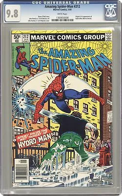 Buy Amazing Spider-Man #212N CGC 9.8 1981 1360650008 • 272.76£