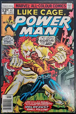 Buy Luke Cage Power Man #47 1977 Pence Variant • 4.95£
