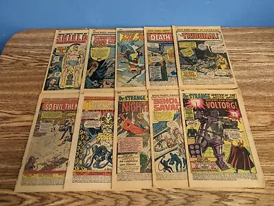 Buy Strange Tales Coverless Lot #135-166 | 10 Comics 1st App Shield  | Marvel 1965 • 56.29£