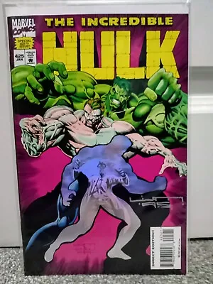 Buy Marvel Comics Signed Liam Sharp Incredible Hulk #425 With Holographic Cover. • 10£