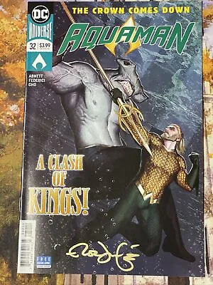 Buy Aquaman #32 Signed By Rick Leonardi • 15.81£