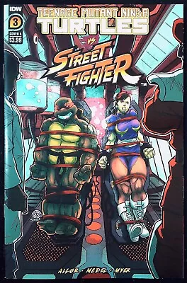 Buy TEENAGE MUTANT NINJA TURTLES VS. STREET FIGHTER (2023) #3 - Cover A - New Bagged • 5.99£