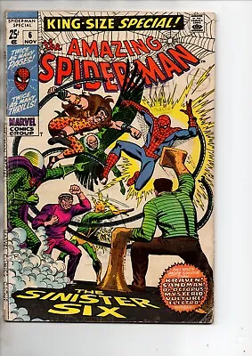 Buy Amazing Spider-Man Annual #6 - Reprinted Story - 1st App Of The Sinsiter Six • 17.50£