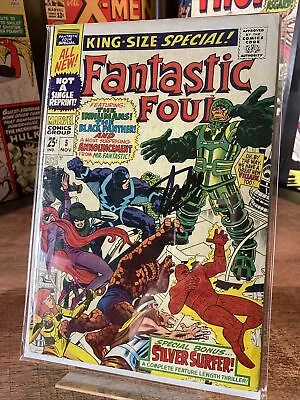 Buy FANTASTIC FOUR ANNUAL #5 1st Solo Silver Surfer! Signed By Stan Lee W/COA • 315.49£