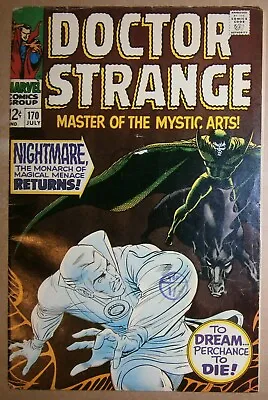 Buy Dr. Strange #170 1969 FN- Cent Copy Marvel Silver Age 1st Nightmare Cover • 24.50£
