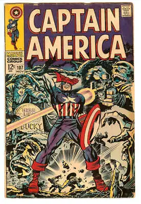 Buy Captain America #107 3.0 // 1st Appearance Of Doctor Faustus Marvel Comics 1968 • 22.14£