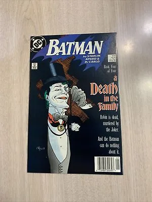 Buy Batman 429 Nm White Pages '88 Glossy Covers Starlin A Death In The Family Part 4 • 68.36£