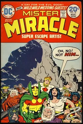 Buy MISTER MIRACLE #18 1974 MARRIAGE BIG BARDA & MISTER MIRACLE Fourth World KIRBY • 11.84£
