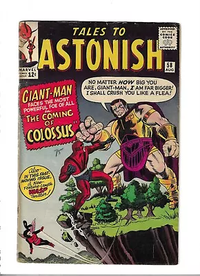 Buy Tales To Astonish # 58 Very Good Plus [Colossus] • 24.95£