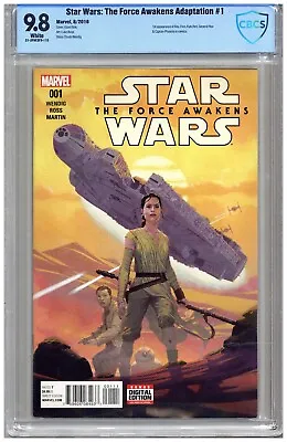 Buy Star Wars: The Force Awakens Adaptation # 1  CBCS   9.8  NMMT   White Pgs  8/16 • 159.90£