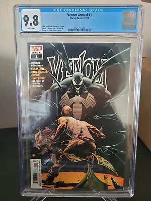 Buy Venom Annual #1 Cgc 9.8 Graded 2018 Marvel Comics Donny Cates! Walker! Lim!+ • 44.51£
