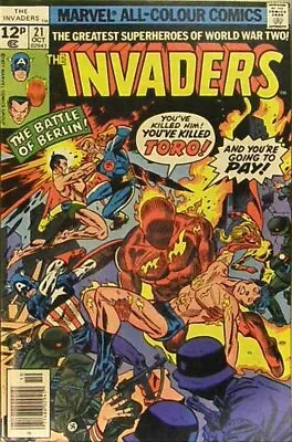 Buy Invaders (Vol 1) #  21 Very Fine (VFN) Price VARIANT Marvel Comics BRONZE AGE • 11.99£