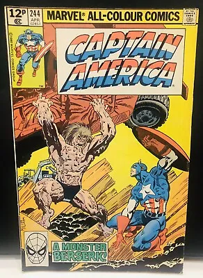 Buy Captain America #244 Comic , Marvel Comics • 2.11£