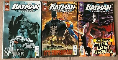 Buy BATMAN LEGENDS COMIC No 35 36 37 EX+ / SUPERMAN / WONDER WOMAN • 6.50£