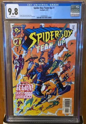 Buy Spider-boy Team-up #1 1st Appearance Of Spider-boy 2099 Cgc 9.8 White Pages • 72.21£