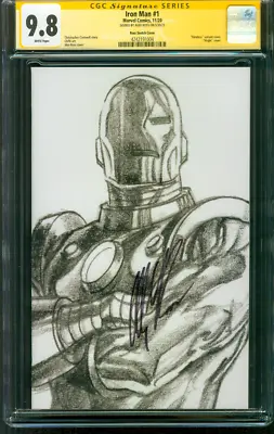 Buy Iron Man 1 CGC SS 9.8 Alex Ross Timeless 1:100 Sketch Virgin Variant • 315.49£