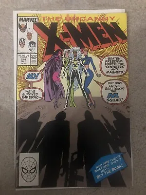 Buy Uncanny X-men #244 (Marvel 1989) — 1st App Jubilee - Claremont - Silvestri • 19.95£
