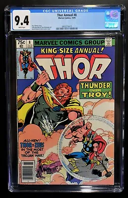 Buy THOR ANNUAL #8 CGC 9.4 - WP NEWSSTAND EDITION! *1st App. Of Agamemnon & Achilles • 138.53£
