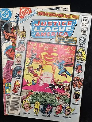 Buy 1982 DC COMICS JUSTICE LEAGUE OF AMERICA # 208 W/ MASTER OF THE UNIVERSE PREVIEW • 11.92£
