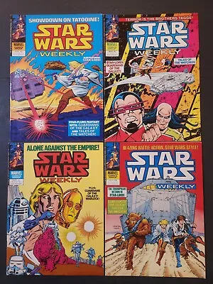 Buy Star Wars Weekly Comics Magazine Lot Of 4  (#76 - #79)  Htf Marvel Uk 1979 Fn+ • 22.14£