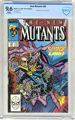 Buy New Mutants   #69  CBCS   9.6   NM+   White Pages  11/88   Direct  Edition • 47.97£
