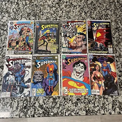 Buy Comic Book Lot Dc Superman 3,6,9,8,19,75,214,686 Batman Supergirl • 30.38£