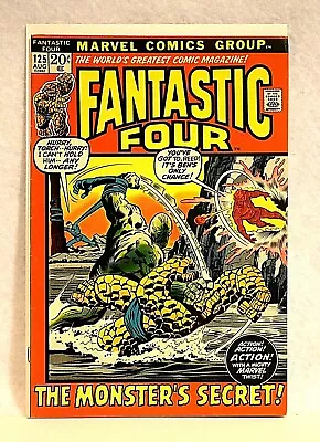 Buy MARVEL Fantastic Four #125 Bronze Age 1972 Stan Lee's Last Fantastic Four Script • 11.98£