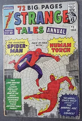 Buy STRANGE TALES ANNUAL #2   4th APPEARANCE OF SPIDER-MAN (MARVEL 1963) VG (4.0) • 275£