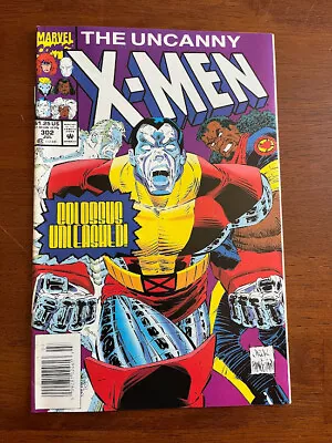 Buy Uncanny X-men # 302 Fine/vf Newsstand Marvel Comics 1993 Cyclops Colossus • 1.80£