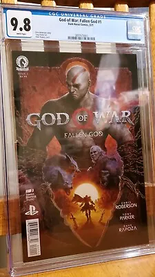 Buy God Of War Comic CGC Graded 9.8 Fallen God #1 Dark Horse Sony PlayStation PS4 NM • 197.09£