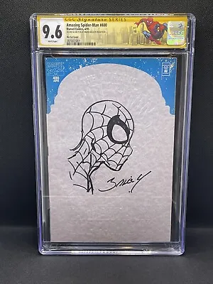 Buy AMAZING SPIDER-MAN 400 CGC 9.6 White Pages Die-Cut Signed And Sketched By Bagley • 799.20£