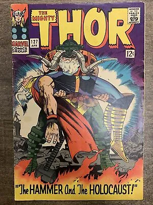 Buy Thor #127 (Marvel, 1966) 1st Pluto 1st Hippolyta 1st Volla Jack Kirby FN- • 47.66£
