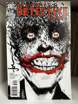 Buy Detective Comics 880 Iconic Joker Cover Signed By Jock • 200£