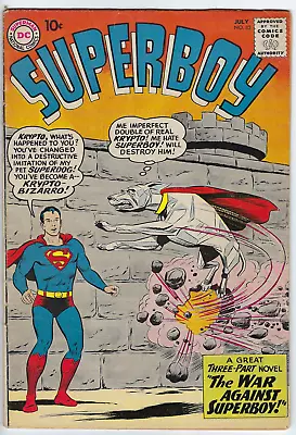 Buy Superboy 82 1960 F- 5.5 Swan 1st Bizarro Krypto-c Siegel-s 1st Brain And General • 31.33£