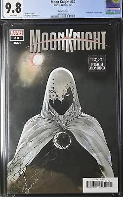 Buy Moon Knight #30 CGC 9.8 Peach MoMoKo Nightmare Variant Marvel 2023 Final Issue • 42.67£