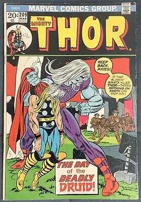 Buy The Mighty Thor #209 (1973, Marvel) 1st Appearance Of Ultimus. FN+ • 15.77£