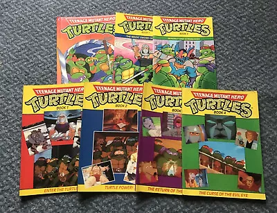 Buy Teenage Mutant Ninja Turtles Scholastic Mirage 1990 Lot Of 7 Comic Turtles Books • 4.99£