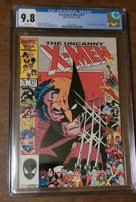 Buy Uncanny X-Men #211 CGC 9.8 White Pages  (1986) 1st Appearance Of The Marauders! • 86.75£