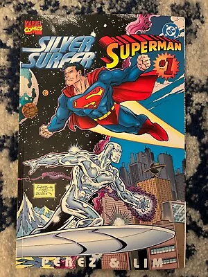 Buy Silver Surfer Superman #1 (1996, DC/Marvel Crossover) George Perez Ron Lim • 11.98£