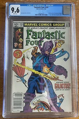 Buy Fantastic Four 243 CGC 9.6 NM+ (Marvel 1982) Newsstand Edition • 135.91£