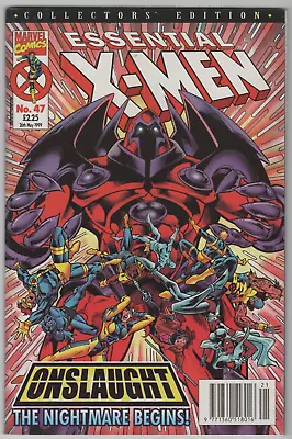Buy Essential X-Men #47 - Onslaught The Nightmare Begins! May 26, 1999. • 5£