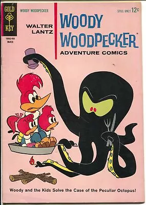 Buy Woody Woodpecker #79 1964-Gold Key-octopus Cover-Adventure Comics-FN • 28.22£