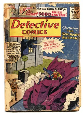 Buy DETECTIVE #236 1956-DC COMICS-BATMAN-ROBIN-1ST SILVER AGE-1ST BAT-TANK-fr • 73.74£