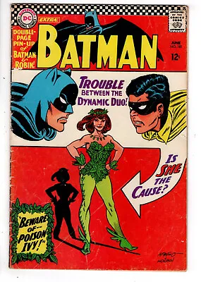 Buy Batman #181 (1966) - Grade 4.5 - 1st Poison Ivy Appearance - Gardner Fox! • 482.10£