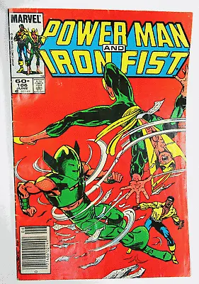 Buy Power Man And Iron Fist #106 Comic Book June 1984 5.5 VG Grade Marvel • 1.91£