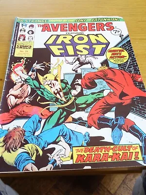 Buy The Avengers UK Comic No 70 January 18th 1975 • 3.75£