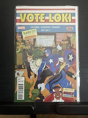 Buy VOTE LOKI #2 (2016) NM Captain America Homage Cover Marvel Comics 1st Print N180 • 3.95£