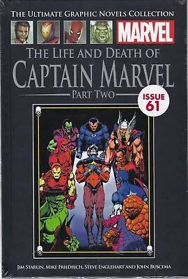 Buy Marvel - Life And Death Of Captain Marvel Part 2 New Hardback Graphic Novel • 9.99£