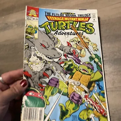 Buy Teenage Mutant Ninja Turtles Adventures 42 March 1 Of 3 Shark Trilogy • 19.79£