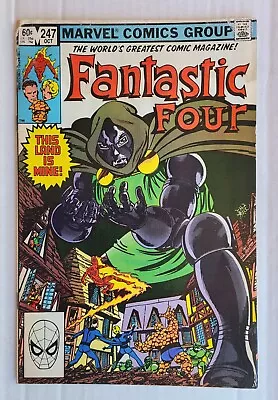 Buy Fantastic Four 247 Newsstand 1st Appearance Kristoff Vernard (1982, Marvel) • 3.89£
